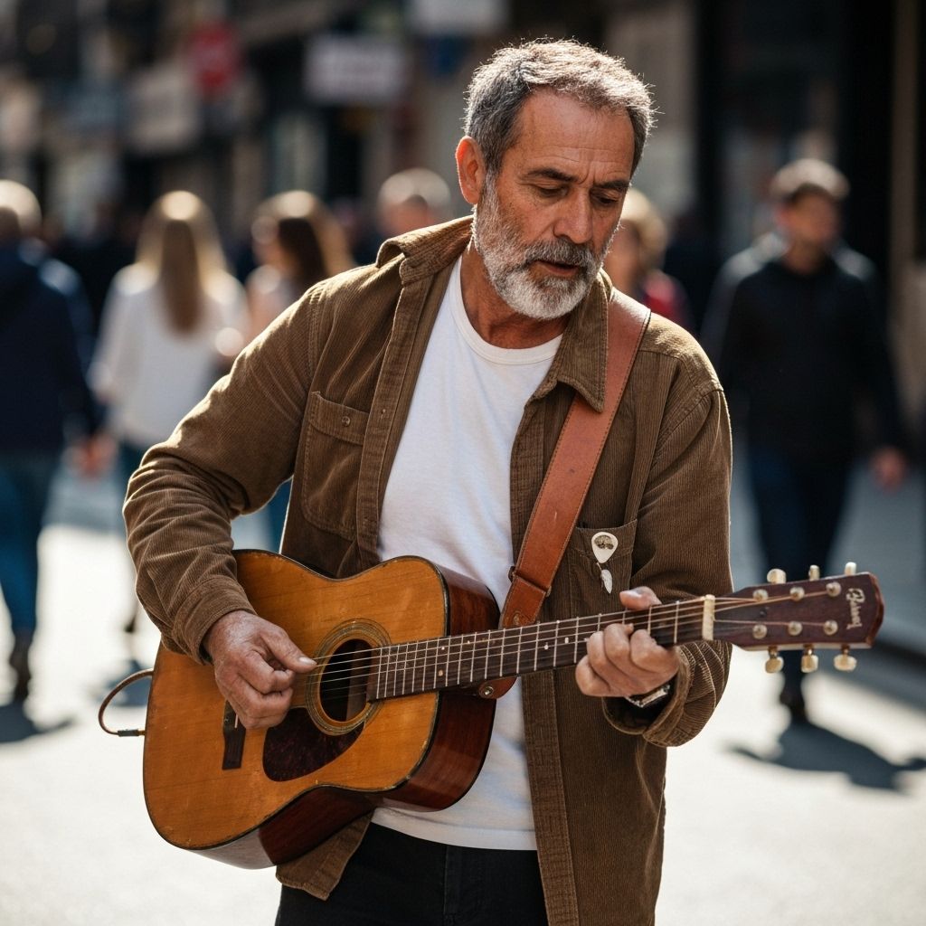 Amazing street musician right now!